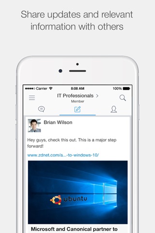 VMware Socialcast screenshot 4
