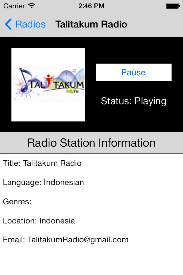 Indonesia Radio Live Player (Bahasa Indonesian / Malay / Jakarta) screenshot 4