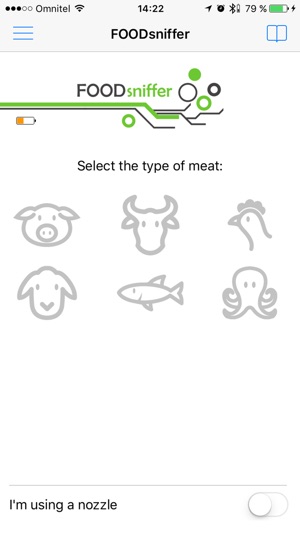 FOODsniffer App