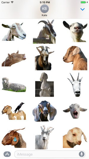 Goat Sticker for iMessage