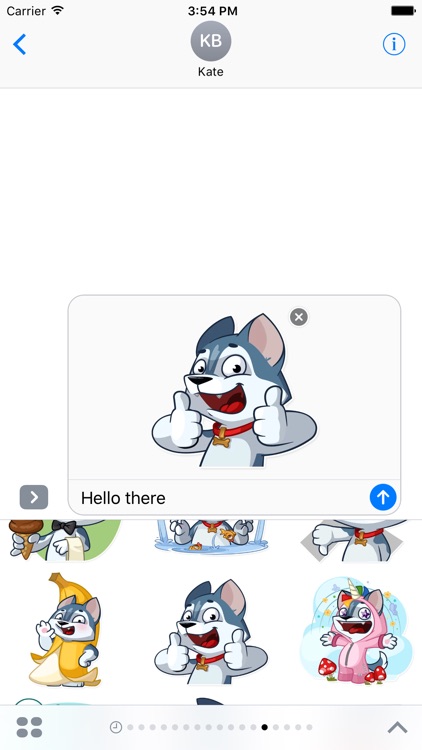 Charlie the mighty dog - Sticker for iMessage