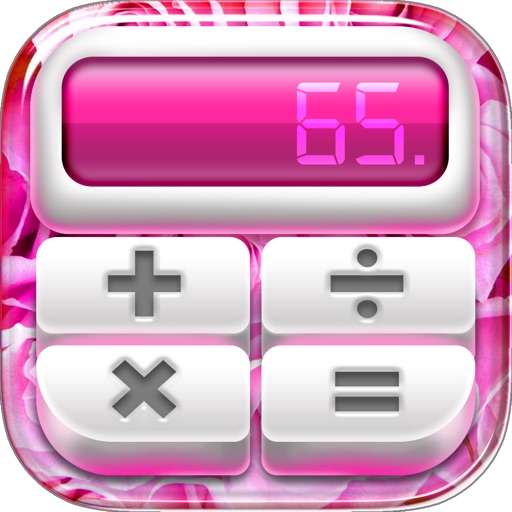 Calculator – Pink : Custom Color & Wallpapers Keyboard Colorful Themes for Girls icon