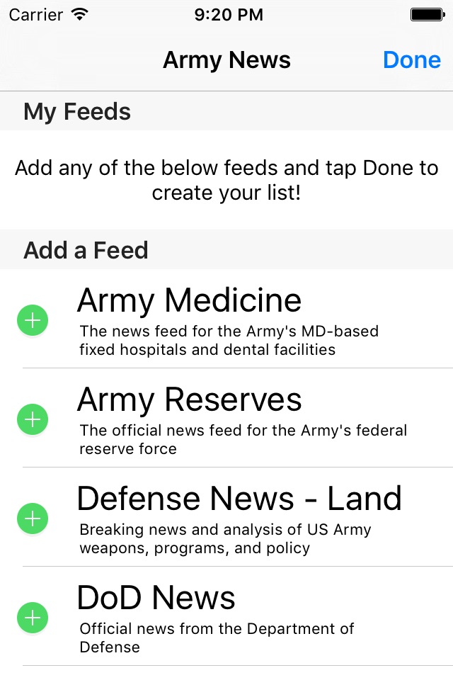 Army News - A News Reader for Members, Veterans, and Family of the US Army screenshot 2