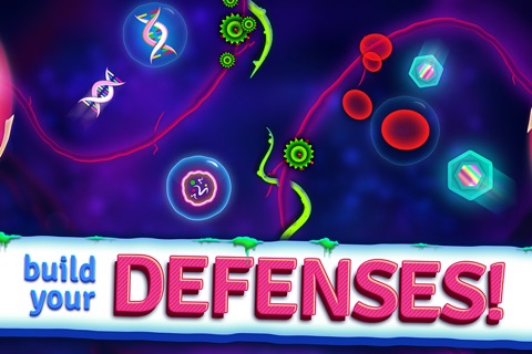 Muno Defense! Tower Defense, Fight Infections! screenshot 2