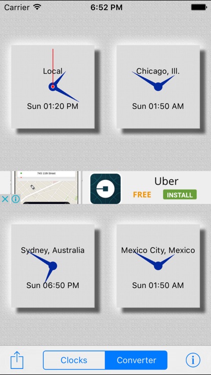 World Clocks / Time Converter screenshot-3