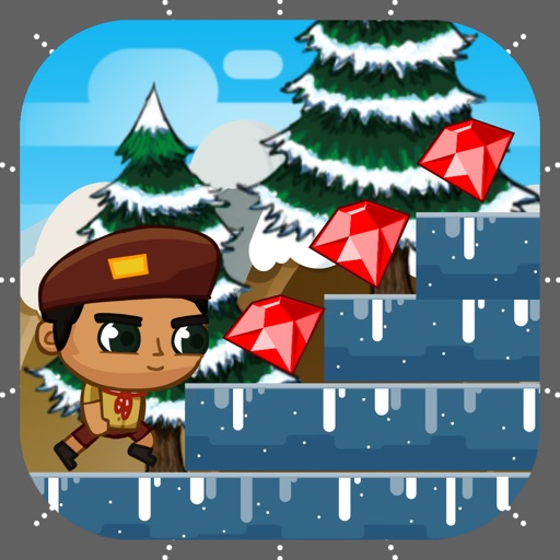Snowy Man Run iOS App
