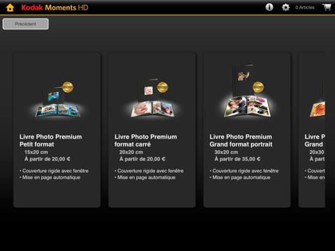 KODAK MOMENTS HD Tablet App. screenshot 3
