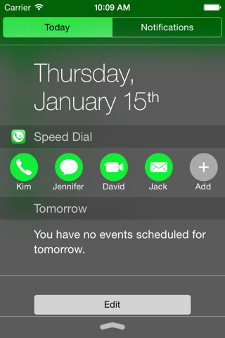 Speed Dial Widget. - náhled