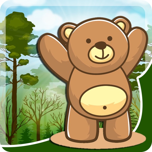 Growling Bear Games for Little Kids - Fun Puzzles and Sounds iOS App