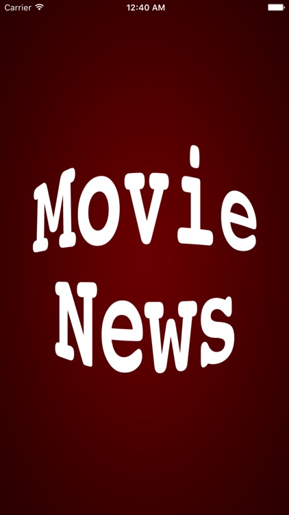 Movie News - A News Reader for Movie Fans!