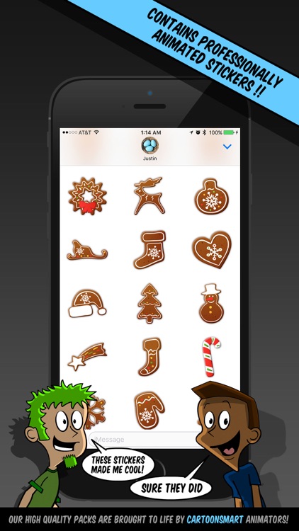 Christmas Cookie Stickers