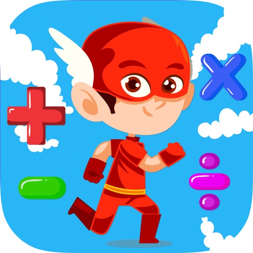 Super Hero Math Games Icon