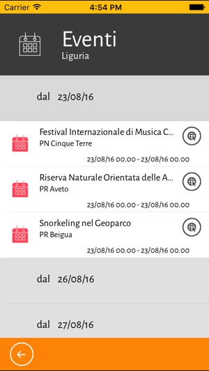 TPhone Itinerari Eventi Italia(圖5)-速報App