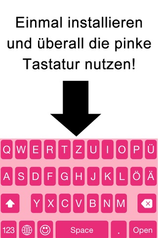 Pink Keyboard Free screenshot 3
