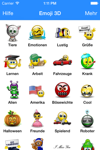 Animated Emoji 3D Sticker GIF screenshot 4