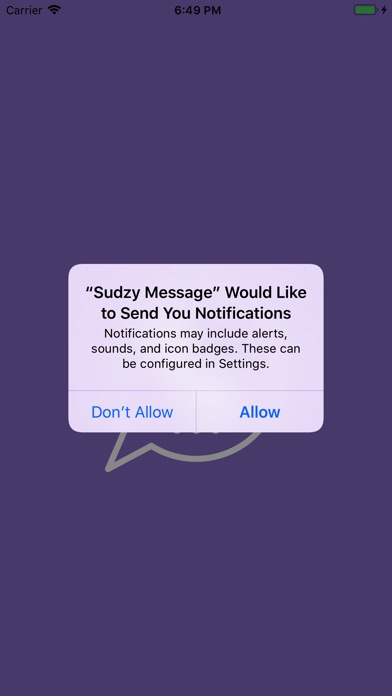 Sudzy Message screenshot 2