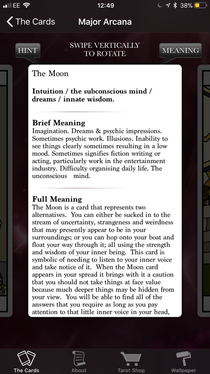 Tarot Card Meanings screenshot-2