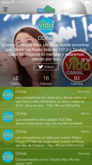 Centro Cristiano Vida Argentina(圖3)-速報App