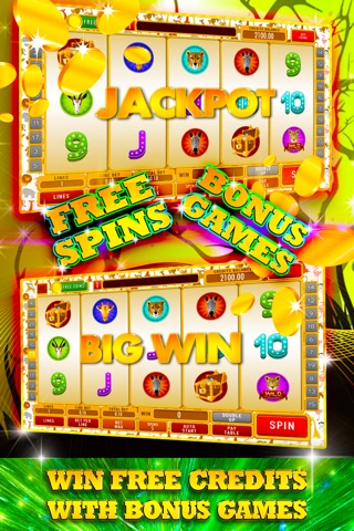 Lucky Lion Eyes Slot Machines: Be a casino animal legend and win big fun prizes screenshot 2