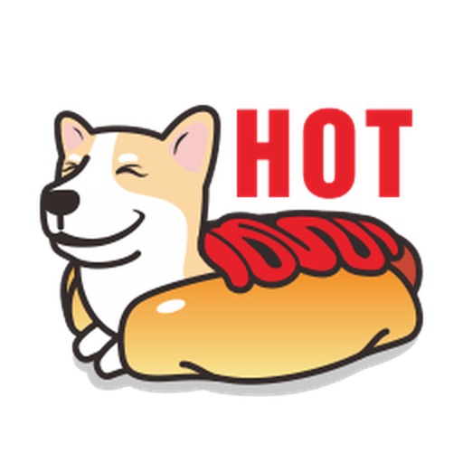 Hot Corgi Stickers icon