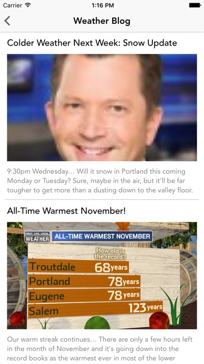 Portland Weather App -Fox 12 screenshot-3