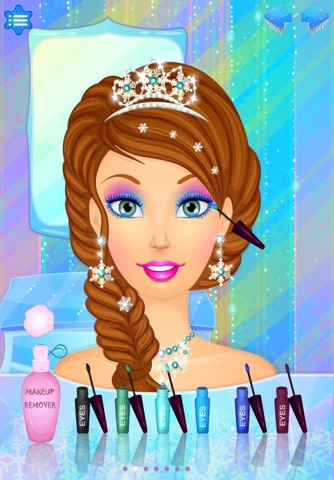 Arctic Snow Queen: Ice Princess Makeup & Dress Up screenshot 4
