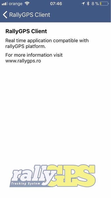 RallyGPS Client screenshot 2