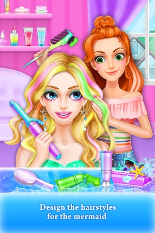 Mermaid Princess Salon - Princess Games Makeover screenshot 2