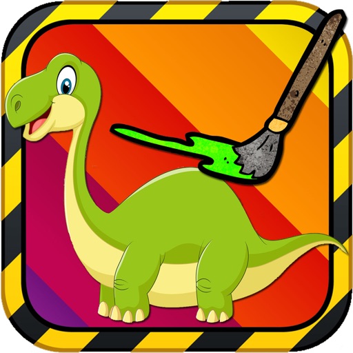 Preeschool Coloring Free Dinosaur iOS App