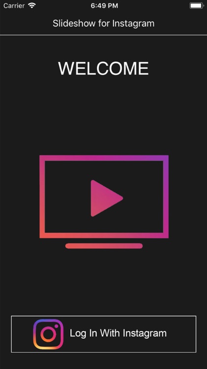 Slideshow for Instagram