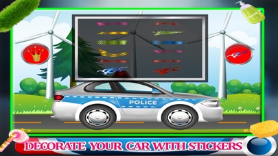 How to cancel & delete Police Car Wash Gas Station - Little Kids Fun Game from iphone & ipad 4