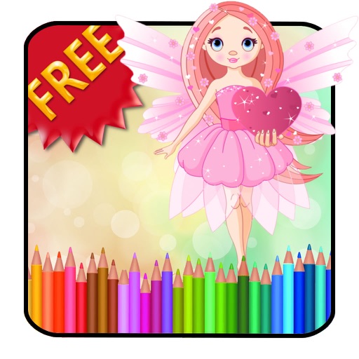 Fairies Coloring Book HD iOS App