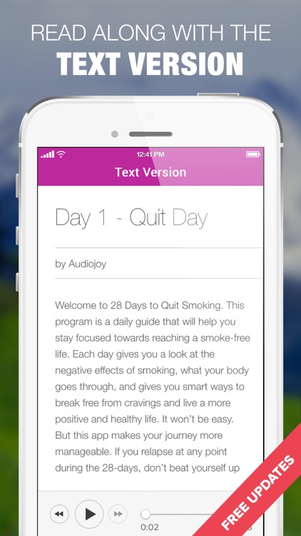 Quit Smoking in 28 Days Audio Program screenshot-4