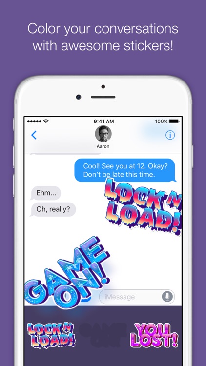 Rad Stickers - Colorful stickers for iMessage