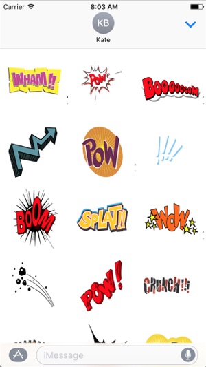 Comic Stickers HD