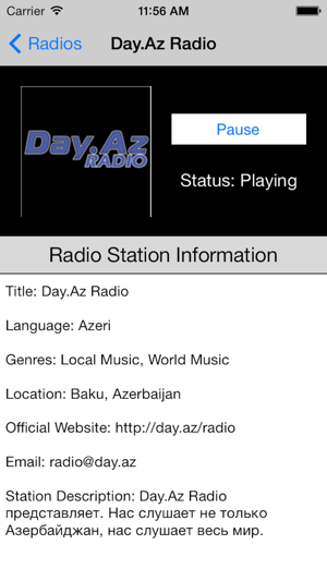 Azerbaijan Radio Live Player (Azərbaycan radio)(圖2)-速報App