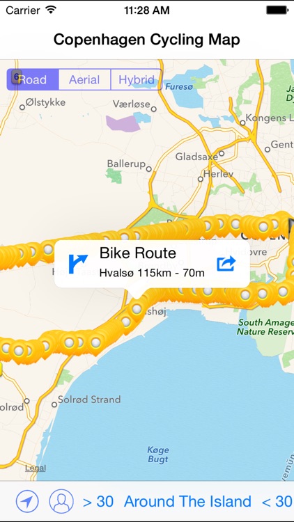 Copenhagen Cycling Map