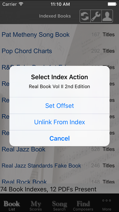 iGigBook Mobile Sheet Music Manager Screenshot 3