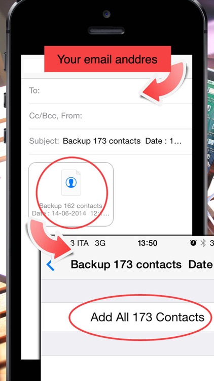 Backup Contacts ( save , export and restore ) screenshot-4