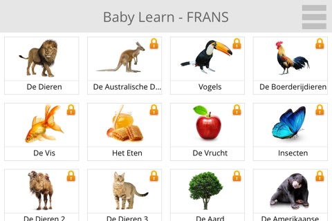 Baby Learn - FRENCH screenshot 2