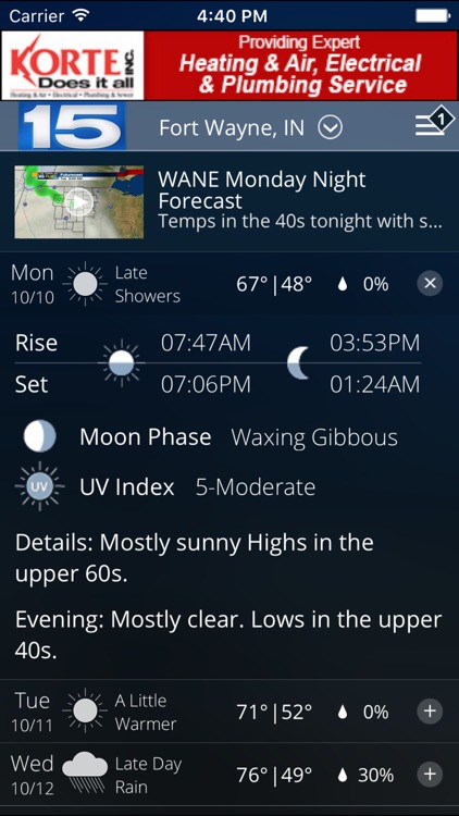 WANE WX - Fort Wayne Weather & Forecasts screenshot-4