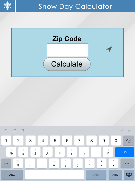 Snow Day Calculator screenshot