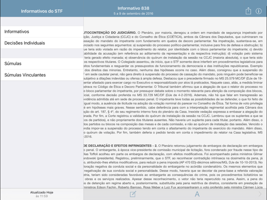 Screenshot #4 pour Informativos do STF