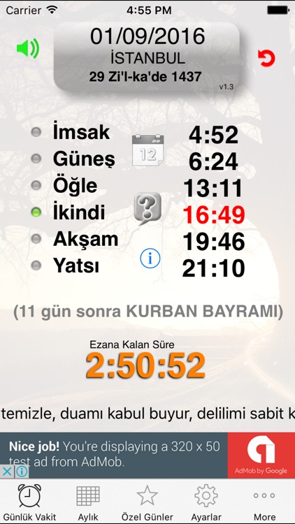 Ezan ALARMI Klasik