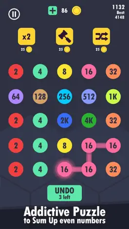 Game screenshot Sum Up 2 For 2 Maths Puzzle mod apk