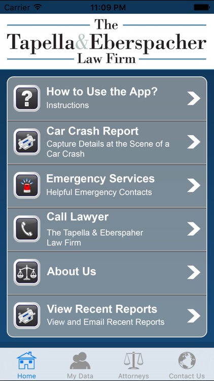 Tapella & Eberspacher Law Firm Injury Help App