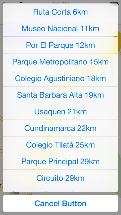 Bogota Cycling Map screenshot-3