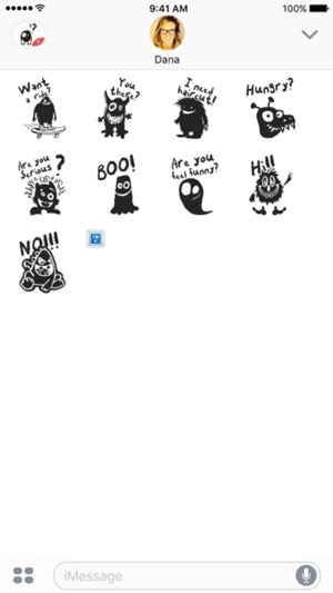 Funny Monsters stickers by Ranko for iMessage(圖2)-速報App