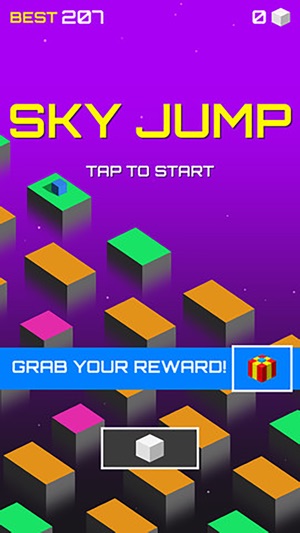 Blue Sky: Tap to Jump cube(圖1)-速報App