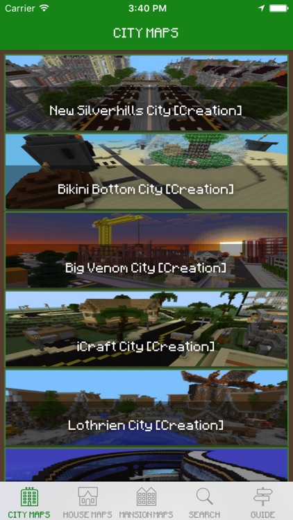 City Maps for Minecraft PE - Best Database Maps for MCPE